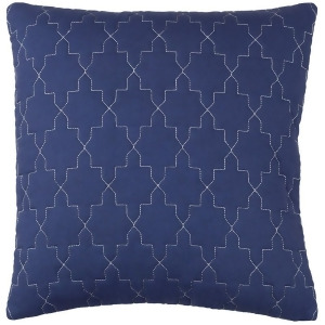 Reda by Surya Poly Fill Pillow Navy/Silver 18 x 18 Rd002-1818p - All