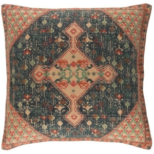 Shadi by Surya Pillow Khaki/Dk.Blue/Orange 20 x 20 Sd006-2020p - All