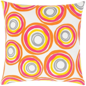 Miranda by Clairebella Down Fill Pillow Yellow/Orange/Pink 22 Mra004-2222d - All