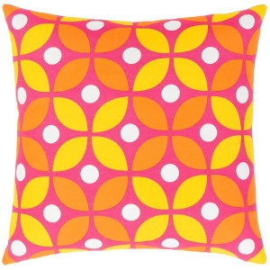 Miranda by Clairebella Pillow Yellow/Orange/Pink 22 x 22 Mra014-2222p - All