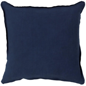 Solid by Surya Down Fill Pillow Navy 18 x 18 Sl012-1818d - All