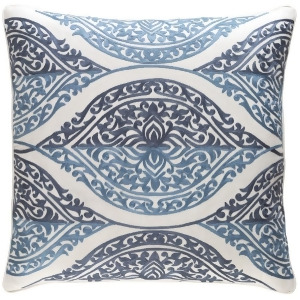 Regina by Surya Down Pillow Denim/Dk.Blue/White 20 x 20 Rgn002-2020d - All