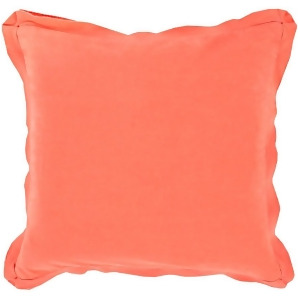 Triple Flange by Surya Poly Fill Pillow Bright Orange 22 x 22 Tf010-2222p - All