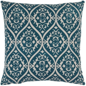 Somerset by Surya Poly Fill Pillow Bright Blue/Ivory 22 x 22 Sms001-2222p - All