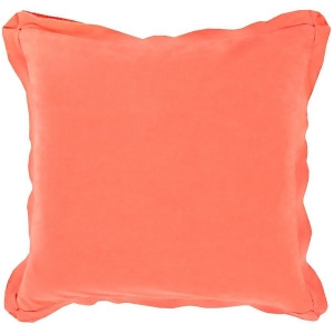 Triple Flange by Surya Down Fill Pillow Bright Orange 22 x 22 Tf010-2222d - All