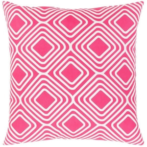 Miranda by Clairebella Down Pillow Pink/White 20 x 20 Mra006-2020d - All
