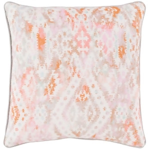 Roxanne by Surya Pillow Pink/Pale Pink/Orange 18 x 18 Rxa001-1818p - All