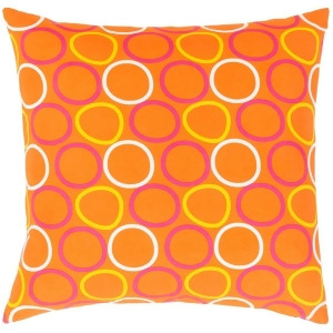 Miranda by Clairebella Down Pillow Yellow/Orange 18 Square Mra003-1818d - All