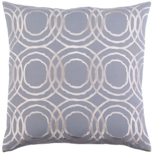 Ridgewood by A. Wyly for Surya Down Pillow Gray/Cream 20 x 20 Rdw006-2020d - All