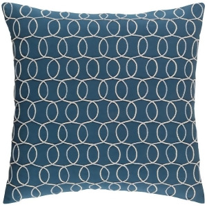 Solid Bold Ii by B. Berk for Surya Down Pillow Dk. Blue 22 Sdb004-2222d - All