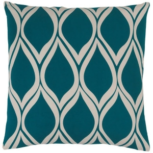 Somerset by Surya Poly Fill Pillow Teal/Ivory 22 x 22 Sms017-2222p - All