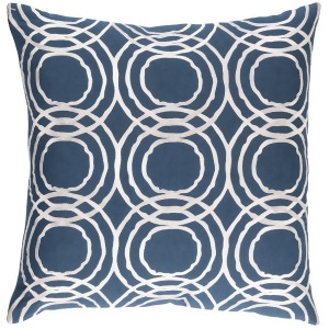 Ridgewood by A. Wyly for Surya Pillow Navy/White 20 x 20 Rdw004-2020p - All