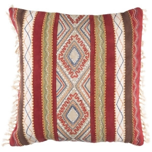 Marrakech by Surya Pillow Dk.Brown/Garnet/Mustard 30 x 30 Mr004-3030p - All