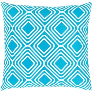 Miranda by Clairebella Down Pillow Blue/White 18 x 18 Mra010-1818d - All