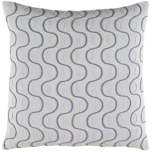 Solid Bold Ii by B. Berk for Surya Down Pillow Gray 18 x 18 Sdb001-1818d - All