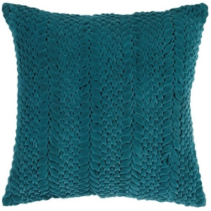 Velvet Luxe by Surya Poly Fill Pillow Emerald 18 x 18 P0279-1818p - All