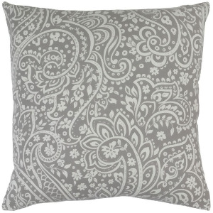 Somerset by Surya Poly Fill Pillow Medium Gray/Cream 22 x 22 Sms024-2222p - All