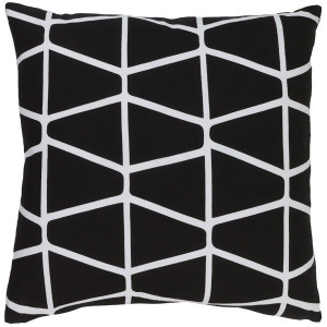 Somerset by Surya Poly Fill Pillow Black/White 18 x 18 Sms034-1818p - All
