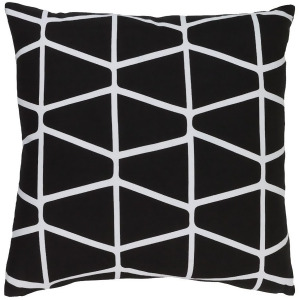 Somerset by Surya Down Fill Pillow Black/White 22 x 22 Sms034-2222d - All