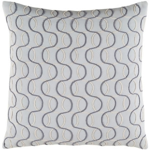 Solid Bold Ii by B. Berk for Surya Pillow Gray 18 x 18 Sdb001-1818p - All