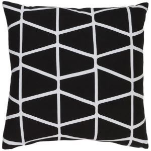 Somerset by Surya Poly Fill Pillow Black/White 22 x 22 Sms034-2222p - All