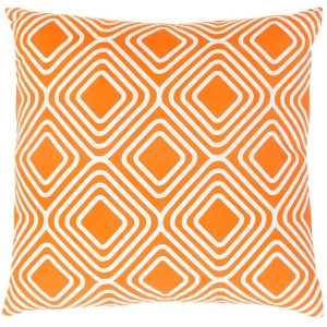 Miranda by Clairebella Pillow Orange/White 20 x 20 Mra007-2020p - All
