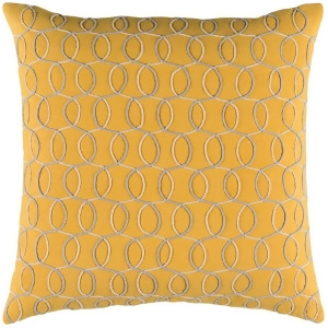 Solid Bold Ii by B. Berk for Surya Down Pillow Yellow 22 Sdb002-2222d - All