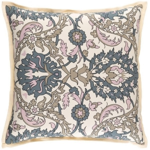 Vincent by Surya Down Pillow Pale Pink/Taupe/Teal 18 x 18 Vct003-1818d - All