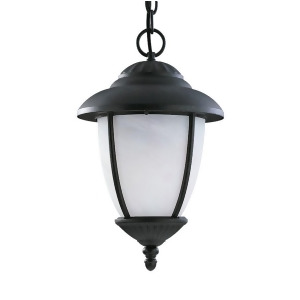 Sea Gull Lighting Yorktown 1 Light Outdoor Pendant Black 60048Pen3-12 - All