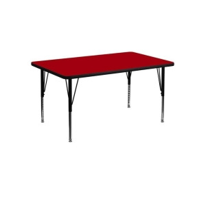 Flash Furniture Activity Table Xu-a3048-rec-red-t-p-gg - All