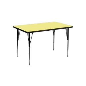 Flash Furniture Activity Table Xu-a3048-rec-yel-t-a-gg - All