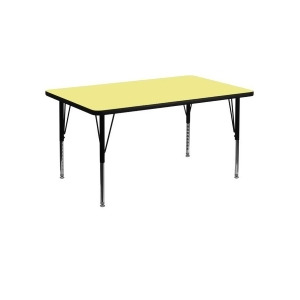 Flash Furniture Activity Table Xu-a3048-rec-yel-t-p-gg - All