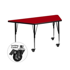 Flash Furniture Activity Table Xu-a3060-trap-red-t-p-cas-gg - All