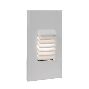 Wac Lighting Landscape Led Vert Louvered Step/Wall Amber White 4061-Amwt - All