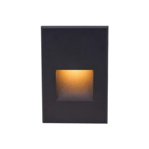 Wac Lighting LEDme 12V V Step/Wall Warm Amber Soft Black 4021-Ambk - All
