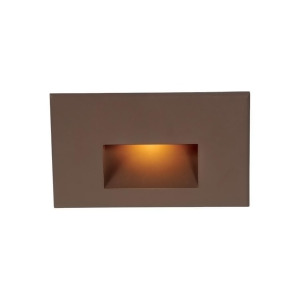 Wac Lighting Landscape LEDme 12V Horiz Step/Wall Warm Amber Bronze 4011-Ambz - All