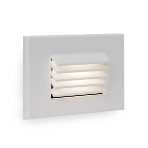 Wac Lighting Landscape Led Horiz Louvered Step/Wall Amber White 4051-Amwt - All