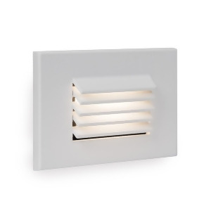 Wac Lighting Willow Led H Louvered Step/Wall 277V Amber/White Wl-led120f-am-wt - All