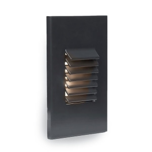 Wac Lighting Aether Led V Louvered Step/Wall 277V 3000K Black Wl-led220f-c-bk - All