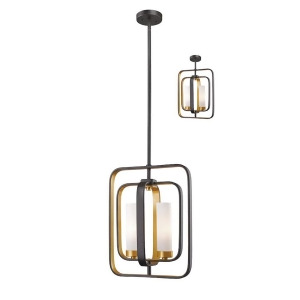 Z-lite Aideen 2 Light Mini Pendant Bronze Gold Matte Opal 6000Mp-bzgd - All