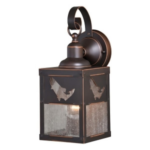 Vaxcel Missoula Outdoor Wall Light in Burnished Bronze T0332 - All
