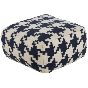 Sp 24 Pouf by Surya Navy/Cream Pouf174-242413 - All