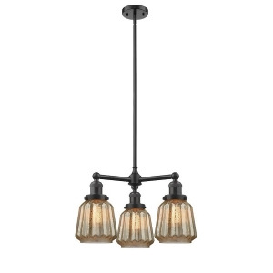 Innovations 3 Light Chatham Chandelier in Oiled Rubbed Bronze 207-Ob-g146 - All