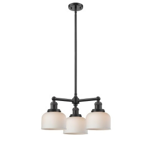 Innovations 3 Light Large Bell Chandelier in Oiled Rubbed Bronze 207-Ob-g71 - All