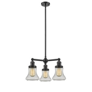 Innovations 3 Light Bellmont Chandelier in Oiled Rubbed Bronze 207-Ob-g194 - All