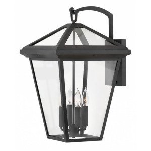 Hinkley Lighting 4-Lt Outdoor Alford Place Xl Wall Museum Black 2568Mb - All