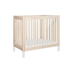 Babyletto Gelato 2-in-1 Mini Crib Washed Natural White M12998nxw - All