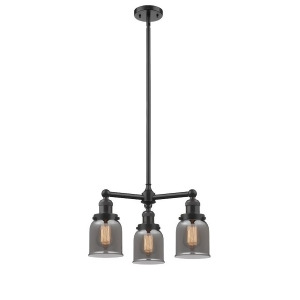 Innovations 3 Light Small Bell Chandelier in Oiled Rubbed Bronze 207-Ob-g53 - All