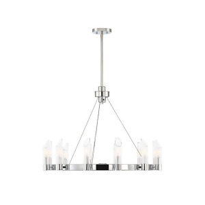 Savoy House Baldwin 12 Light Chandelier in Polished Chrome 1-15001-12-11 - All