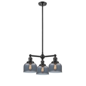 Innovations 3 Light Large Bell Chandelier in Oiled Rubbed Bronze 207-Ob-g73 - All
